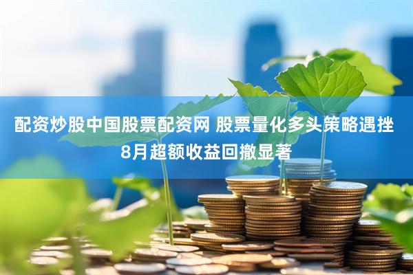 配资炒股中国股票配资网 股票量化多头策略遇挫 8月超额收益回撤显著